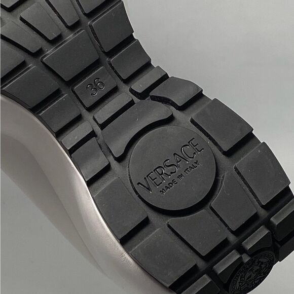 Versace Leather Platform Wedge Loafers size 36 - Picture 13 of 13